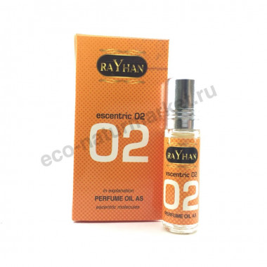 Масляные духи Rayhan Escentric 02 (Экцентрик 02) 6 мл